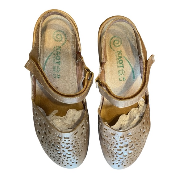 NAOT Arataki Closed Toe Slingback Shoes Size EU 38, US 7.5 color tan - Picture 5 of 10